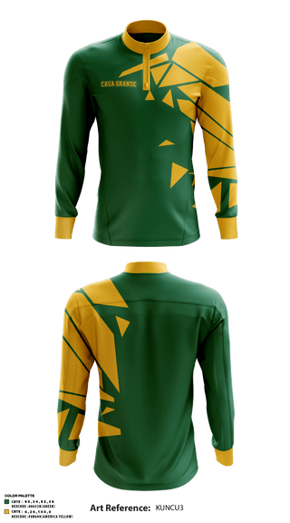 Quarter Zip Jacket, Casa Grande Middle School, Spirit Store, Teamtime, Team time, sublimation, custom sports apparel, team uniforms, spirit wear, spiritwear, sports uniforms, custom shirts, team store, custom team store, fundraiser sports, apparel fundraiser