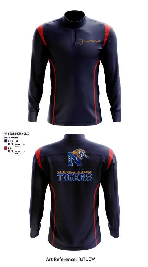 Quarter Zip Jacket, Northwest Lutheran School, Spirit Store, Teamtime, Team time, sublimation, custom sports apparel, team uniforms, spirit wear, spiritwear, sports uniforms, custom shirts, team store, custom team store, fundraiser sports, apparel fundraiser