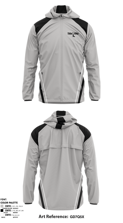 Title Fifty Productions 93543181 Windbreaker - 1