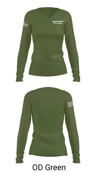 Women's Long Sleeve Vneck Shirt, , Fire Department, Teamtime, Team time, sublimation, custom sports apparel, team uniforms, spirit wear, spiritwear, sports uniforms, custom shirts, team store, custom team store, fundraiser sports, apparel fundraiser