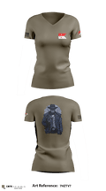 2-6 Cav A Trp 79586483 Women's Short Sleeve V-neck Shirt - 2