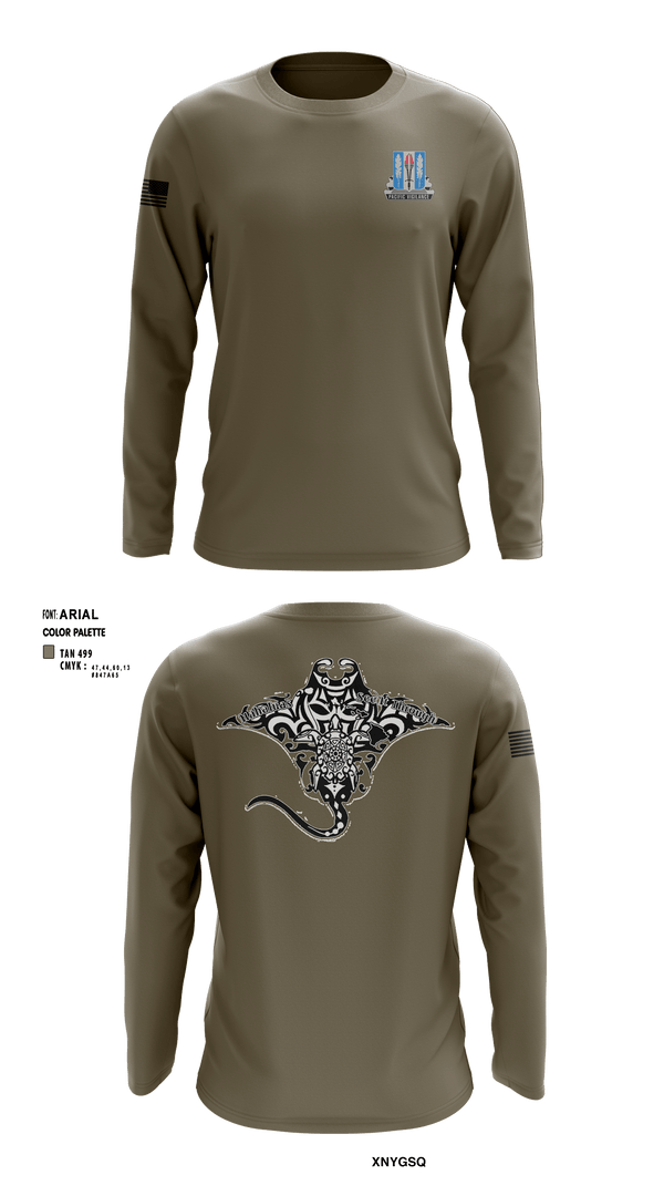 Long Sleeve Performance Shirt, Full FoarceHHD, 205th MI BN, Spirit Store, Teamtime, Team time, sublimation, custom sports apparel, team uniforms, spirit wear, spiritwear, sports uniforms, custom shirts, team store, custom team store, fundraiser sports, apparel fundraiser