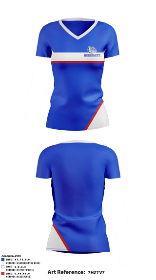 Women's Short Sleeve Vneck Shirt, Mcdermitt High School, Spirit Store, Teamtime, Team time, sublimation, custom sports apparel, team uniforms, spirit wear, spiritwear, sports uniforms, custom shirts, team store, custom team store, fundraiser sports, apparel fundraiser