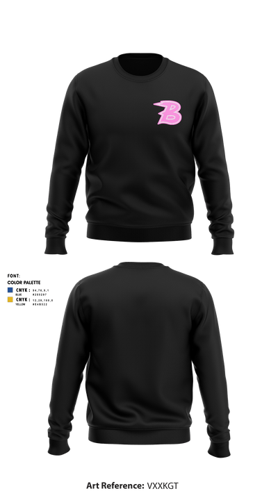 Bonduel Youth Softball League 22083727 Crew Neck Sweatshirt - 2
