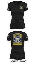 Connecticut State Police 53595968 Women's Short Sleeve V-neck Shirt - 20