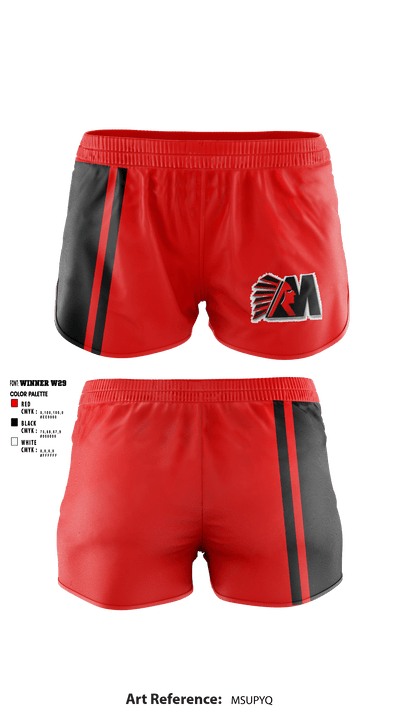 McCormick Middle School Cheer 3714957 Women's Shorts - 1