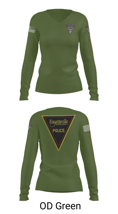 Emergency Response Team 1130693 Women's Long Sleeve V-neck Shirt - 31