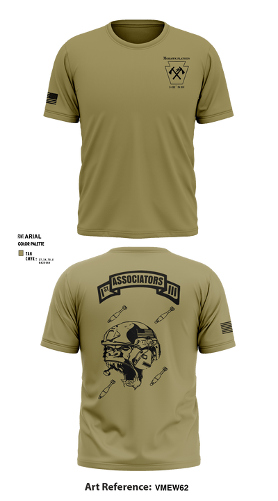 1-111th IN BN ** 38506759 Short Sleeve Performance Shirt - 7