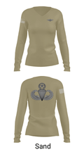 165th Quartermaster 50925110 Women's Long Sleeve V-neck Shirt - 42