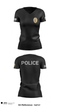 TAYLORSVILLE POLICE DEPARTMENT LT 27466887 Women's Short Sleeve V-neck Shirt - 6