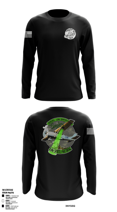 Washington State Patrol Aviation 88282662 Long Sleeve Performance Shirt - 49