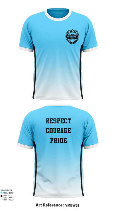 O'Neal Football Clinic 17814001 Short Sleeve Performance Shirt - 1