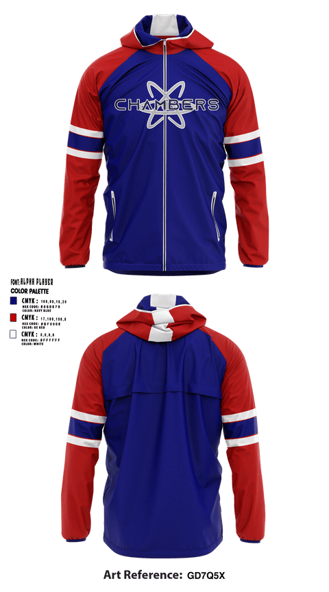 Windbreaker, Chambers 12U - The Lab, Baseball, Teamtime, Team time, sublimation, custom sports apparel, team uniforms, spirit wear, spiritwear, sports uniforms, custom shirts, team store, custom team store, fundraiser sports, apparel fundraiser