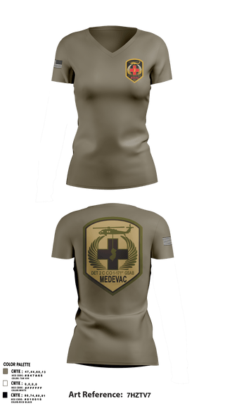 Women's Short Sleeve Vneck Shirt, , Army, Teamtime, Team time, sublimation, custom sports apparel, team uniforms, spirit wear, spiritwear, sports uniforms, custom shirts, team store, custom team store, fundraiser sports, apparel fundraiser