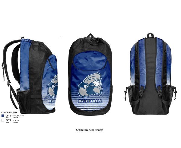 Gear Bag, Philipsburg-Osceola High School Basketball, Men's Basketball, Teamtime, Team time, sublimation, custom sports apparel, team uniforms, spirit wear, spiritwear, sports uniforms, custom shirts, team store, custom team store, fundraiser sports, apparel fundraiser