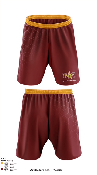 Athletic Shorts With Pockets, Regional Alop School, Spirit Store, Teamtime, Team time, sublimation, custom sports apparel, team uniforms, spirit wear, spiritwear, sports uniforms, custom shirts, team store, custom team store, fundraiser sports, apparel fundraiser