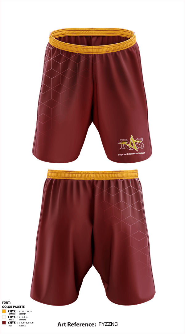 Athletic Shorts With Pockets, Regional Alop School, Spirit Store, Teamtime, Team time, sublimation, custom sports apparel, team uniforms, spirit wear, spiritwear, sports uniforms, custom shirts, team store, custom team store, fundraiser sports, apparel fundraiser