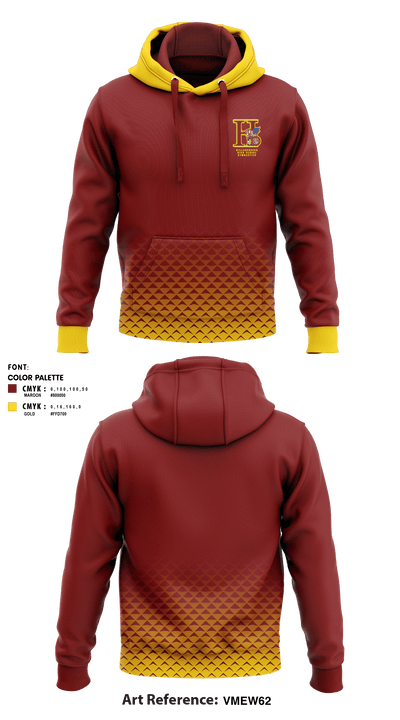 Hillsborough High School Gymnastics 65140177 Hoodie - 1