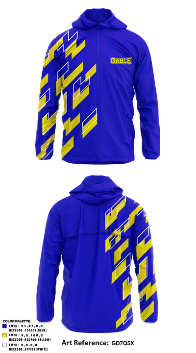 Gable Middle School 57930777 Windbreaker - 1
