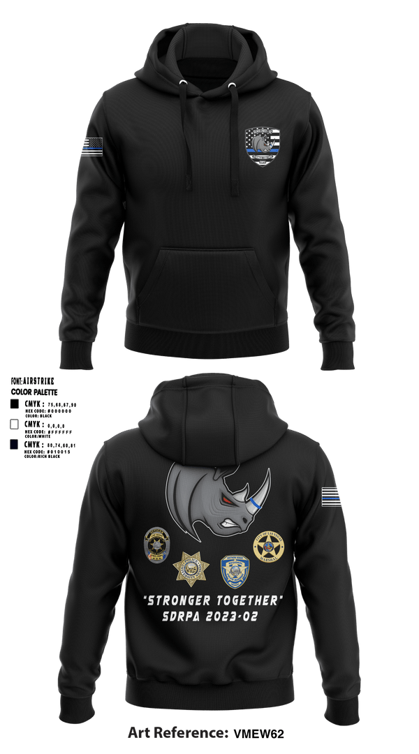 Hoodie, SDRPA, Police, Teamtime, Team time, sublimation, custom sports apparel, team uniforms, spirit wear, spiritwear, sports uniforms, custom shirts, team store, custom team store, fundraiser sports, apparel fundraiser