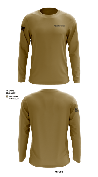 Long Sleeve Performance Shirt, Montgomery County Detention Center, Police, Teamtime, Team time, sublimation, custom sports apparel, team uniforms, spirit wear, spiritwear, sports uniforms, custom shirts, team store, custom team store, fundraiser sports, apparel fundraiser