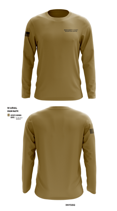 Montgomery County Detention Center 84583127 Long Sleeve Performance Shirt - 3