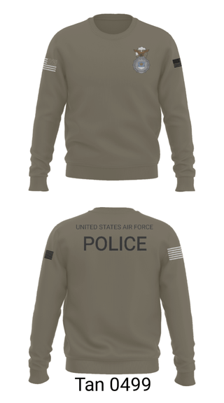 Crew Neck Sweatshirt, , Air Force, Teamtime, Team time, sublimation, custom sports apparel, team uniforms, spirit wear, spiritwear, sports uniforms, custom shirts, team store, custom team store, fundraiser sports, apparel fundraiser