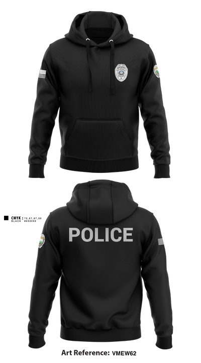 TAYLORSVILLE POLICE DEPARTMENT SGT 60991678 Hoodie - 1