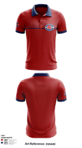 Deerfield Spartans 70585426 Short Sleeve Performance Polo - 1