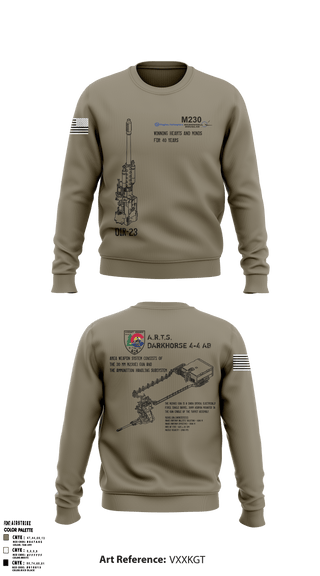 Crew Neck Sweatshirt, , Army, Teamtime, Team time, sublimation, custom sports apparel, team uniforms, spirit wear, spiritwear, sports uniforms, custom shirts, team store, custom team store, fundraiser sports, apparel fundraiser