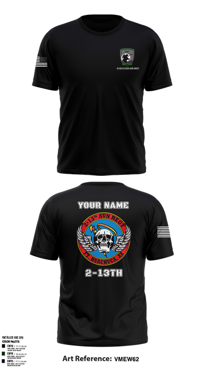 D Co 2-13 AVN REGT_SOLDIERS 19374503 Short Sleeve Performance Shirt - 6