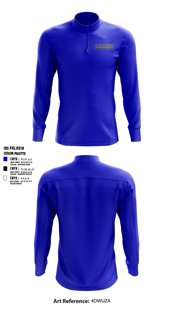 Quarter Zip Jacket, Slammers FP, Softball, Teamtime, Team time, sublimation, custom sports apparel, team uniforms, spirit wear, spiritwear, sports uniforms, custom shirts, team store, custom team store, fundraiser sports, apparel fundraiser