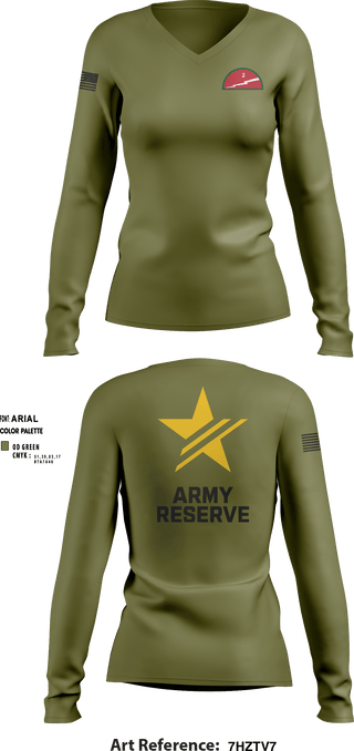 Women's Long Sleeve Vneck Shirt, Ardent Brigade, , Teamtime, Team time, sublimation, custom sports apparel, team uniforms, spirit wear, spiritwear, sports uniforms, custom shirts, team store, custom team store, fundraiser sports, apparel fundraiser