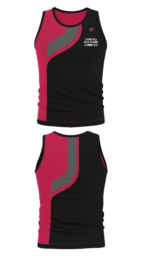 Tank Top, Churchill High School Gymnastics, Cheer, Teamtime, Team time, sublimation, custom sports apparel, team uniforms, spirit wear, spiritwear, sports uniforms, custom shirts, team store, custom team store, fundraiser sports, apparel fundraiser
