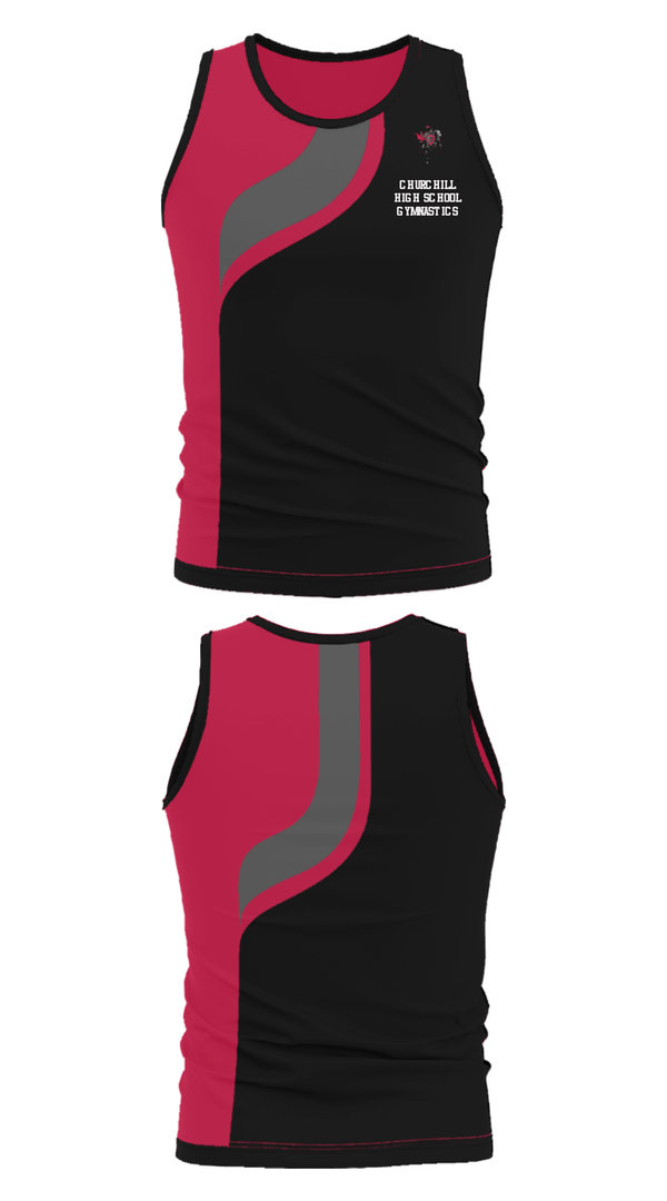 Tank Top, Churchill High School Gymnastics, Cheer, Teamtime, Team time, sublimation, custom sports apparel, team uniforms, spirit wear, spiritwear, sports uniforms, custom shirts, team store, custom team store, fundraiser sports, apparel fundraiser