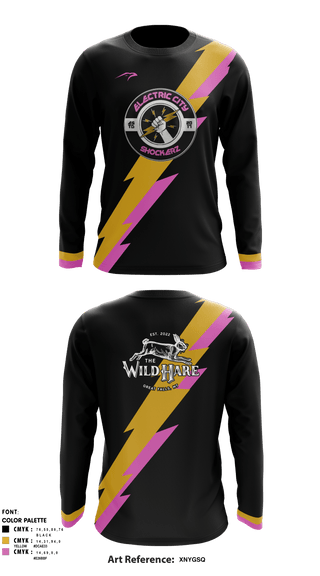 Long Sleeve Performance Shirt, Electric city shockerz, Rugby, Teamtime, Team time, sublimation, custom sports apparel, team uniforms, spirit wear, spiritwear, sports uniforms, custom shirts, team store, custom team store, fundraiser sports, apparel fundraiser