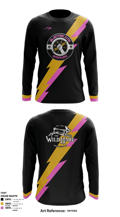 Electric city shockerz 55018985 Long Sleeve Performance Shirt - 1