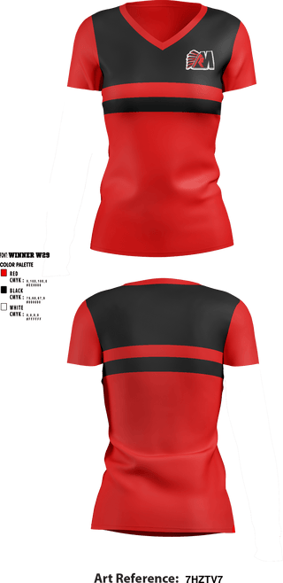 Women's Short Sleeve Vneck Shirt, McCormick Middle School Cheer, Cheer, Teamtime, Team time, sublimation, custom sports apparel, team uniforms, spirit wear, spiritwear, sports uniforms, custom shirts, team store, custom team store, fundraiser sports, apparel fundraiser