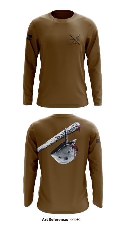 2nd PLT Baseterds 6936669 Long Sleeve Performance Shirt - 1