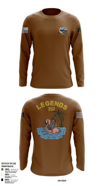 EOD MOBILE UNIT EAST COAST 86801002 Long Sleeve Performance Shirt - 4