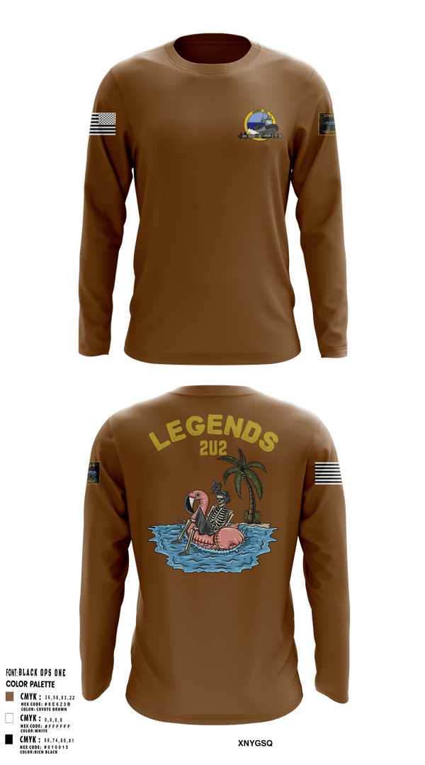 Long Sleeve Performance Shirt, EOD MOBILE UNIT EAST COAST, Navy, Teamtime, Team time, sublimation, custom sports apparel, team uniforms, spirit wear, spiritwear, sports uniforms, custom shirts, team store, custom team store, fundraiser sports, apparel fundraiser