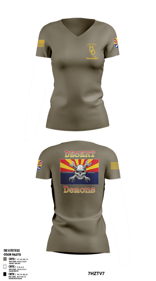 Women's Short Sleeve Vneck Shirt, 3666th SMC, Army, Teamtime, Team time, sublimation, custom sports apparel, team uniforms, spirit wear, spiritwear, sports uniforms, custom shirts, team store, custom team store, fundraiser sports, apparel fundraiser