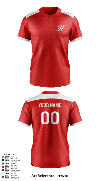 Two Button Softball Jersey, Heights Girls' Softball, Softball, Teamtime, Team time, sublimation, custom sports apparel, team uniforms, spirit wear, spiritwear, sports uniforms, custom shirts, team store, custom team store, fundraiser sports, apparel fundraiser