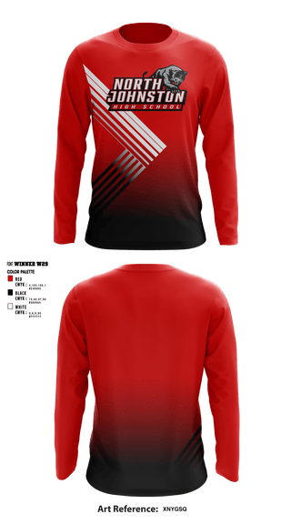 Long Sleeve Performance Shirt, North Johnston High School Soccer, Men's Soccer, Teamtime, Team time, sublimation, custom sports apparel, team uniforms, spirit wear, spiritwear, sports uniforms, custom shirts, team store, custom team store, fundraiser sports, apparel fundraiser