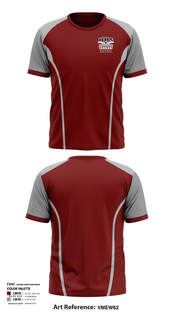 Short Sleeve Performance Shirt, Healdsburg Senior High School Swimming, Swimming, Teamtime, Team time, sublimation, custom sports apparel, team uniforms, spirit wear, spiritwear, sports uniforms, custom shirts, team store, custom team store, fundraiser sports, apparel fundraiser