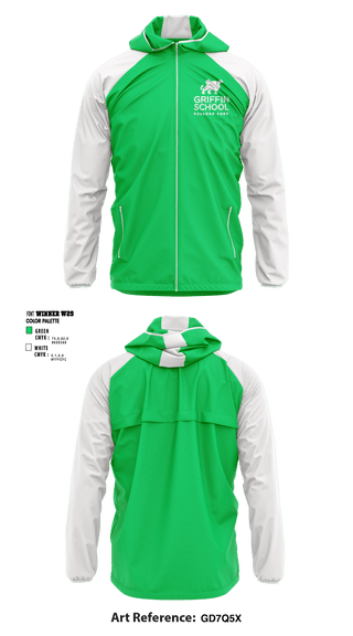 Windbreaker, Griffin School, Spirit Store, Teamtime, Team time, sublimation, custom sports apparel, team uniforms, spirit wear, spiritwear, sports uniforms, custom shirts, team store, custom team store, fundraiser sports, apparel fundraiser