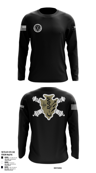 Long Sleeve Performance Shirt, 3133FABJ, Army, Teamtime, Team time, sublimation, custom sports apparel, team uniforms, spirit wear, spiritwear, sports uniforms, custom shirts, team store, custom team store, fundraiser sports, apparel fundraiser