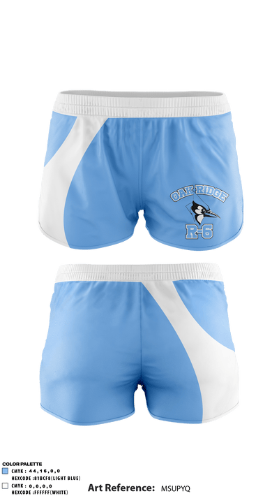 Oak Ridge R-6 High School 85998185 Track Shorts - 1