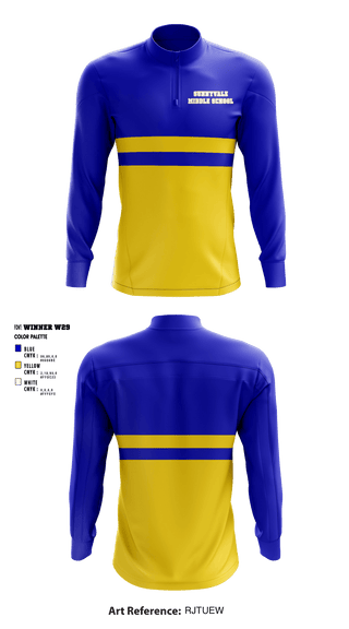 Quarter Zip Jacket, Sunnyvale Middle School, Spirit Store, Teamtime, Team time, sublimation, custom sports apparel, team uniforms, spirit wear, spiritwear, sports uniforms, custom shirts, team store, custom team store, fundraiser sports, apparel fundraiser