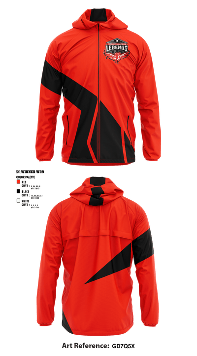 North Side High School Football 31549347 Windbreaker - 1